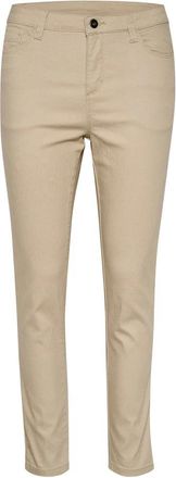 Kaffe Kazelina Jeans 7/8 Bukser - Dames - Vrijetijds broeken - Grijs - 2XL - Katoen - Broeken