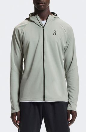 On Climate Zip Hoodie in Tin at Nordstrom, Size Xx-Large