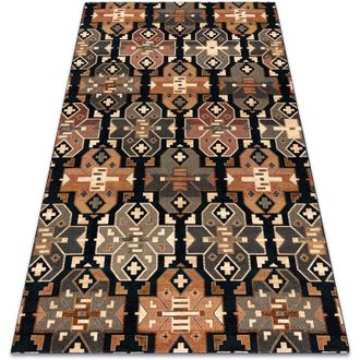 RugsX Rugsx - Alfombra De Lana Superior Dias &Eacute;tnico Azul Oscuro Multicolour 235x350 Cm
