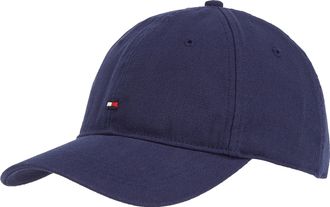 Tommy Hilfiger Baseball Cap TOMMY HILFIGER TH FLAG SOFT 6 PANEL CAP, Herren, blau (preppy navy), Web, Baumwolle, unifarben, Caps Baseball Cap, Mit festem Schirm
