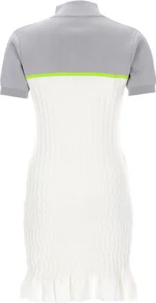 Casablanca Polo Shirt Dress - White