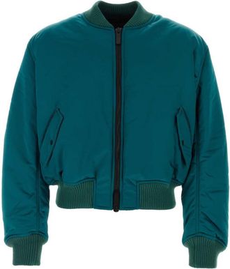 Botter rear-pocket bomber jacket - men - Nylon/Nylon - 48 - Blue