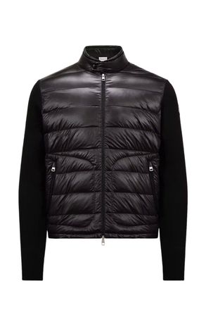 Moncler HYBRID CARDIGAN Size: XXL, colour: BLACK