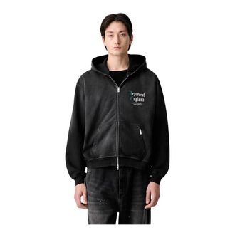 Represent Zip-through Hoodie - Heren - Vesten met rits - Zwart - 2XL - Katoen - Hoodies & sweatvesten