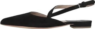 Laurence Dacade Anael Slingback Ballet Pump - Dames - Ballerinas - Zwart - 38 EU - Leer - Schoenen