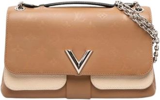 Louis Vuitton Pre-owned Shoulder Bags, female, Brown, Size: ONE SIZE Pre-owned Vintage Leather Shoulder Bag