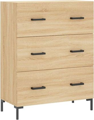 vidaXL Sideboard Sonoma Oak 69.5x34x90 cm Engineered Wood vidaXL
