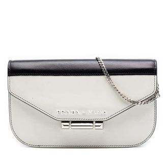 Prada Pre-owned Prada City Calf Sybille Flap Chain Crossbody Ladies LKY6IFW93L5EZ8HC