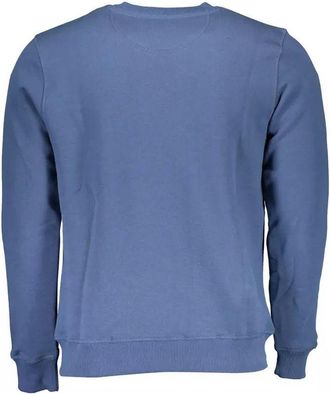 North Sails Mens Crew Neck Sweatshirt Ns16232 - Light Blue Cotton - Size X-Large