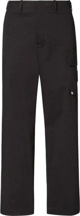 Fendi New Rich Gabardine Broek - Heren - Straight fit broeken - Zwart - M - Broeken