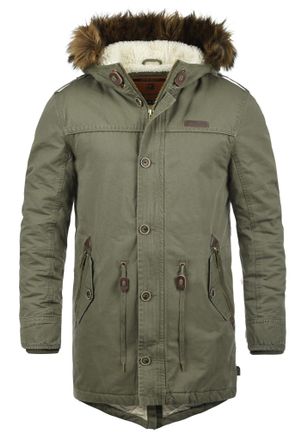 Indicode Polar Mens Parka, Size:M, Colour:Army (600)