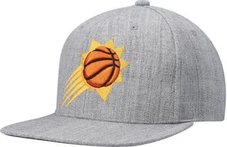 Mitchell & Ness Mens Mitchell & Ness Heathered Gray Phoenix Suns 2.0 Snapback Hat in Heather Gray at Nordstrom