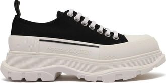Alexander McQueen Sneakers, male, Black, 8 1/2 UK, Tread Slick Low Lace Up
