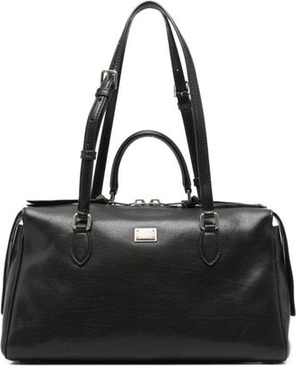 Dolce & Gabbana Zwarte tassen voor een stijlvolle uitstraling - Dames - Schoudertassen - Zwart - ONE Size - Tassen