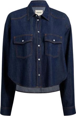 Khaite Grenon Denim Overhemd - Dames - Spijkeroverhemden - Blauw - M - Denim - Overhemden