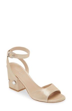 Stuart Weitzman Alshn Block Heel Sandal in Platino at Nordstrom Rack, Size 7.5