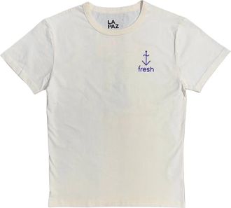 La Paz Guerreiro Torino T-Shirt - Heren - T-shirts - Wit - 2XL - Katoen - Tops