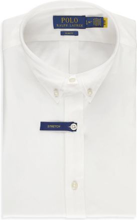 Polo Ralph Lauren White Cotton Button-Down Shirt