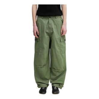 Alpha Industries Wide Broeken - Heren - Wijde Broeken - Groen - W33 - Broeken