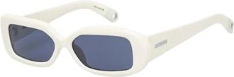 Jacquemus Accessoires, Dames, Wit, ONE Size, Zonnebrillen