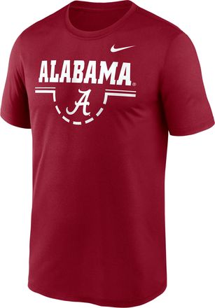 Nike Alabama Courtside Nike Mens Dri-FIT College T-Shirt in Red | 02TI69WABN-5DA