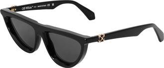 Off-white Off White Off Jasper Cat Eye-zonnebril (Zwart/Grijs)