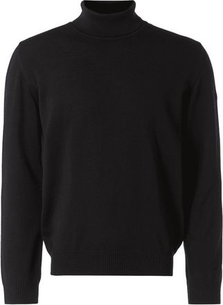 Maerz MAERZ Muenchen Rollkragenpullover aus reiner Schurwolle in Black, Größe 50