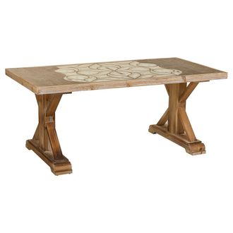Wanderlust Deco Wanderlust Deco - Mesa De Madera Marr&oacute;n 120.5x60.5x50.5