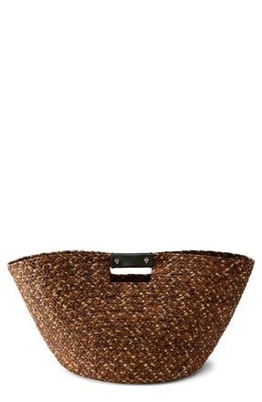 Helen Kaminski Leonor Braided Foldable Raffia Tote in Nutshell Multi at Nordstrom