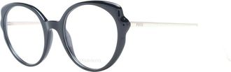 Pucci Zwarte Dames Optische Monturen Butterfly Stijl - Dames - Brillen - Zwart - ONE Size - Accessoires
