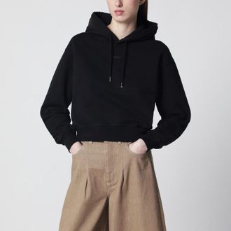 Jacquemus Black hoodie with logo