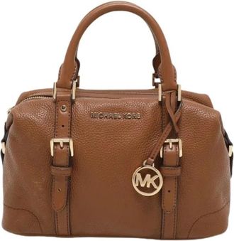 Michael Kors Pre-owned Ginger Satchel - Dames - Vintage Handtas - Bruin - ONE Size - Leer - Vintage