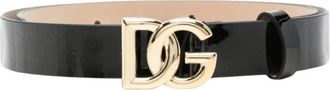 Dolce & Gabbana Accessoires, Dames, Zwart, XL, Belts