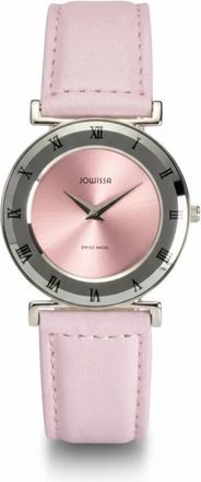 Jowissa Analoge Horloge met Leren Band - Dames - Horloges - Roze - ONE Size - Leer - Accessoires