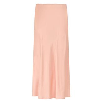 Roberto Collina Maxi Skirts, female, Pink, Size: S Silk Long Skirt