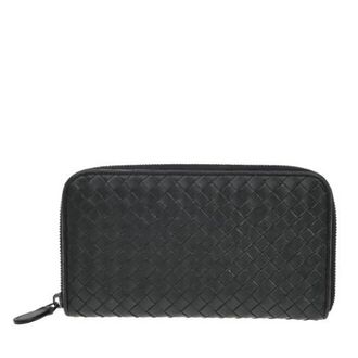 Bottega Veneta Pre-owned Wallets, female, Black, Size: ONE SIZE Pre-owned Intrecciato Long Zip Wallet