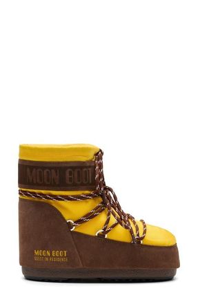Moon Boot x Guest In Resident Icon Low Boot in Sunflower/Cocoa at Nordstrom, Size 42