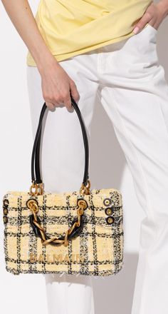 Balmain Handbag, Womens, Yellow