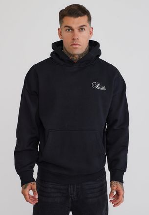 Siksilk Mens Black Essentials Hoodie XXL