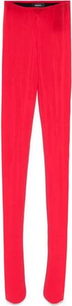 Wardrobe.NYC Collant semi trasparenti - Rosso
