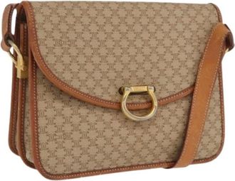 Celine Pre-owned Cross Body Bags, female, Beige, Size: ONE SIZE Pre-owned Vintage Cross Body Bag