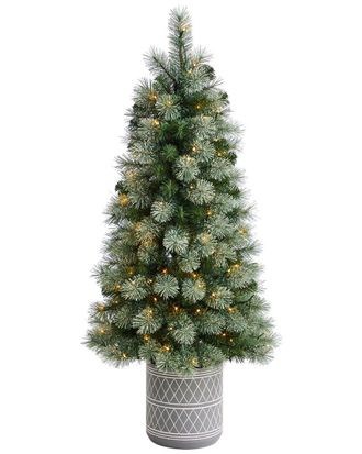 Nearly Natural 4.5ft Nova Scotia Pine Artificial Christmas Tree