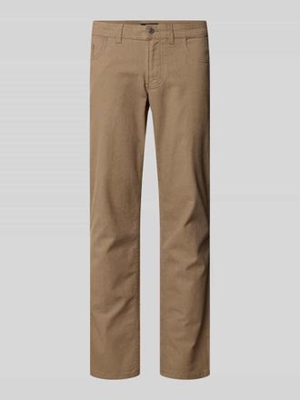 Christian Berg Slim Fit Jeans im 5-Pocket-Design in Hellbraun, Gr&ouml;&szlig;e 31/32