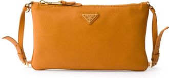 Prada Borsa a spalla in pelle - Arancione