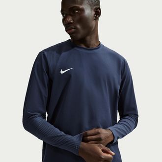 Nike Mens Player Dri-FIT Pullover Crewneck in Blue | FZ1366-410