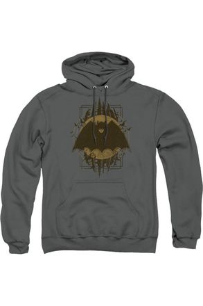Gildan Batman Crest Adult Pull Over Hoodie / Hooded Sweatshirt
