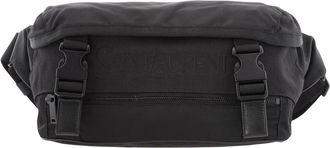 Saint Laurent Logo Embroidery Nylon Crossbody Bag