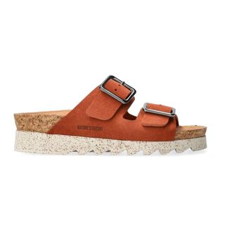 Mephisto Flat Sandalen - Dames - Sandalen - Bruin - 36 EU - Schoenen