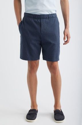 Vince Terra Stripe Shorts in Coastal/venice Blue at Nordstrom, Size Xx-Large