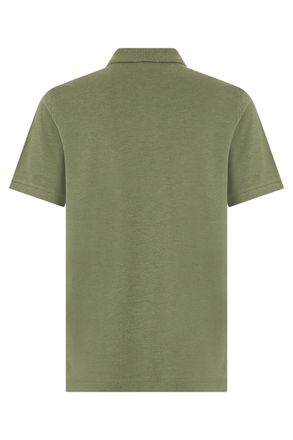 GANT Mens Polo Shirt Green Cotton T-shirts And Polos